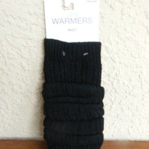 MIXIT BLACK LEG WARMERS